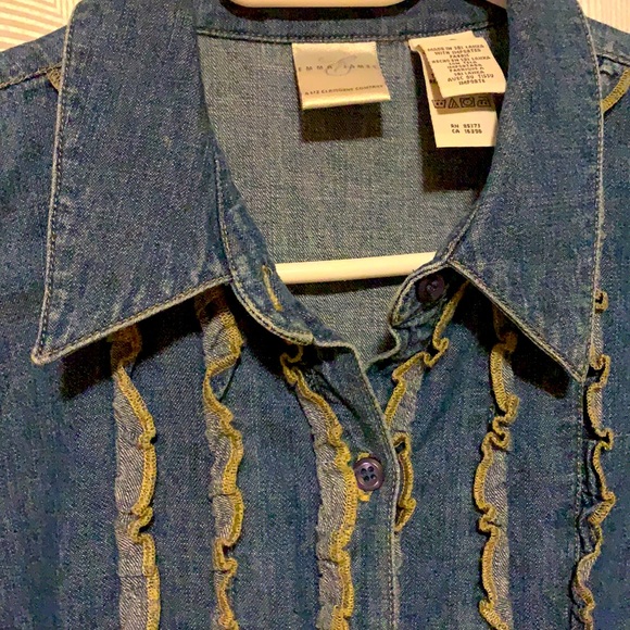 🪴Denim long sleeve shirt🪴 - Picture 3 of 3